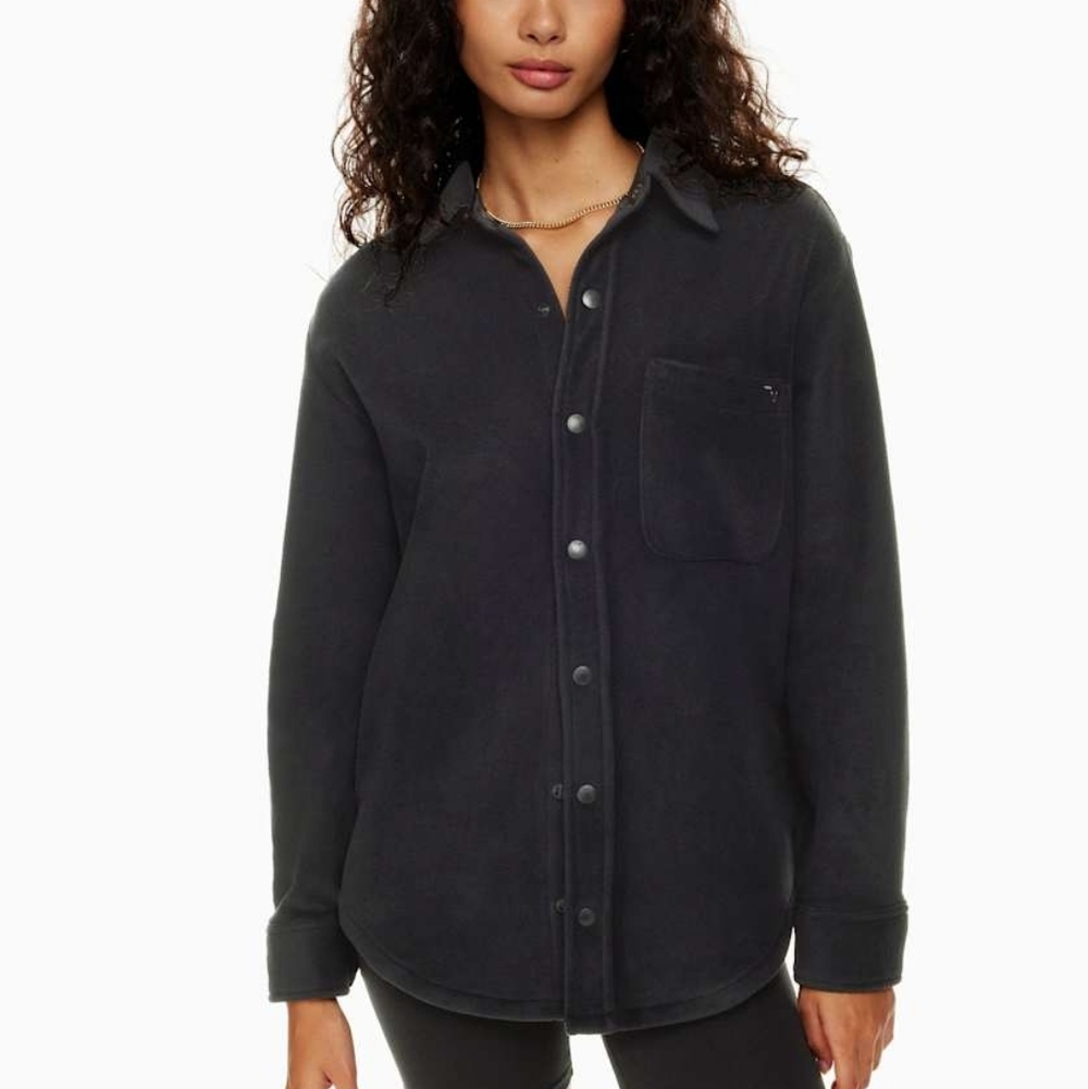 NWT Aritzia TNA Sno Polar Shirt Fleece Medium Black